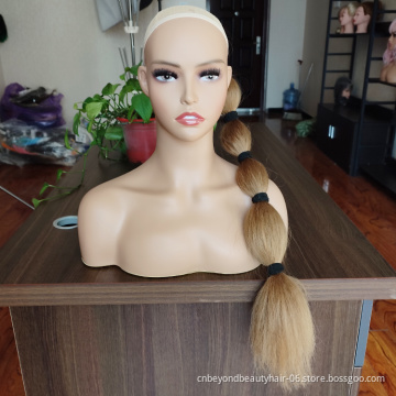 Straight Hair Bubble Ponytail Synthetic Clip in Drawstring Bubble Lantern Shape Pony Tail Hair Extensions